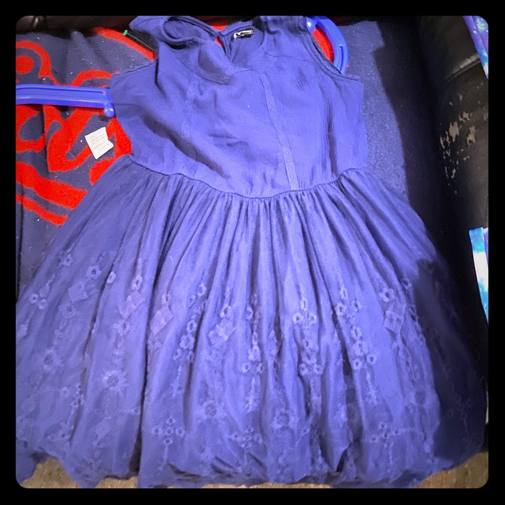 Dark blue dress